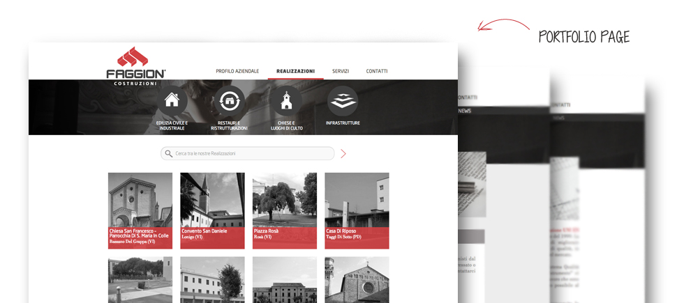 Progetto web site Responsive design dello studio di comunicazione